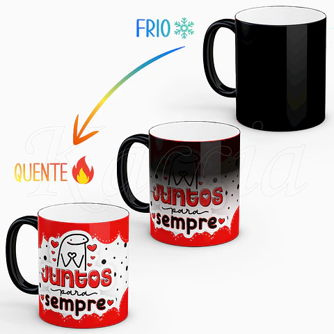 Caneca Personalizada Juntos para Sempre Flork