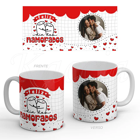 Caneca Personalizada Dia dos Namorados Flork