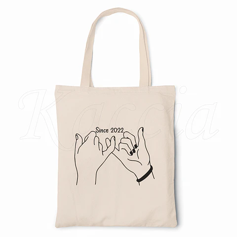 Saco Tote Bag Personalizado Since Promise