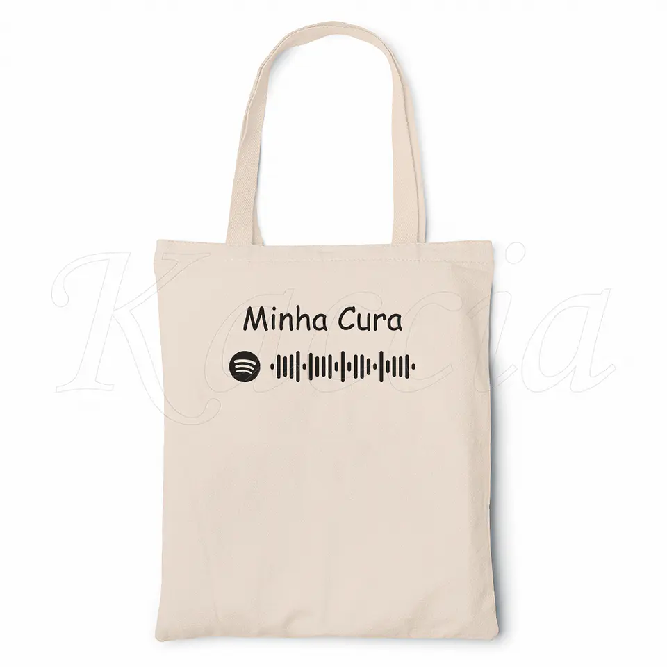 Saco Tote Bag Personalizado Spotify Simply 2