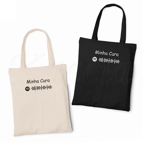 Saco Tote Bag Personalizado Spotify Simply