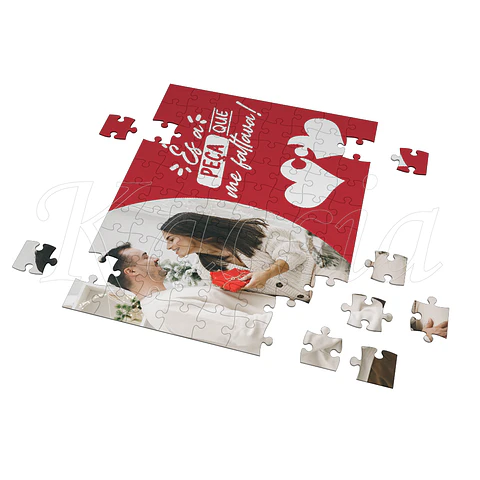 Puzzle Personalizado com Foto A Peça que me Faltava