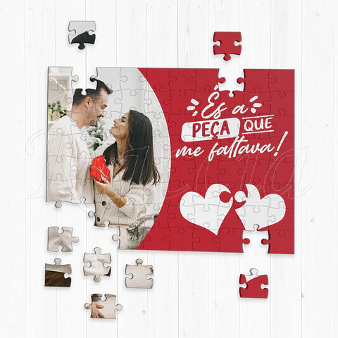 Puzzle Personalizado com Foto A Peça que me Faltava