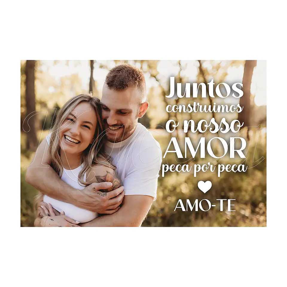 Puzzle Personalizado com Foto Amor Peça por Peça 3
