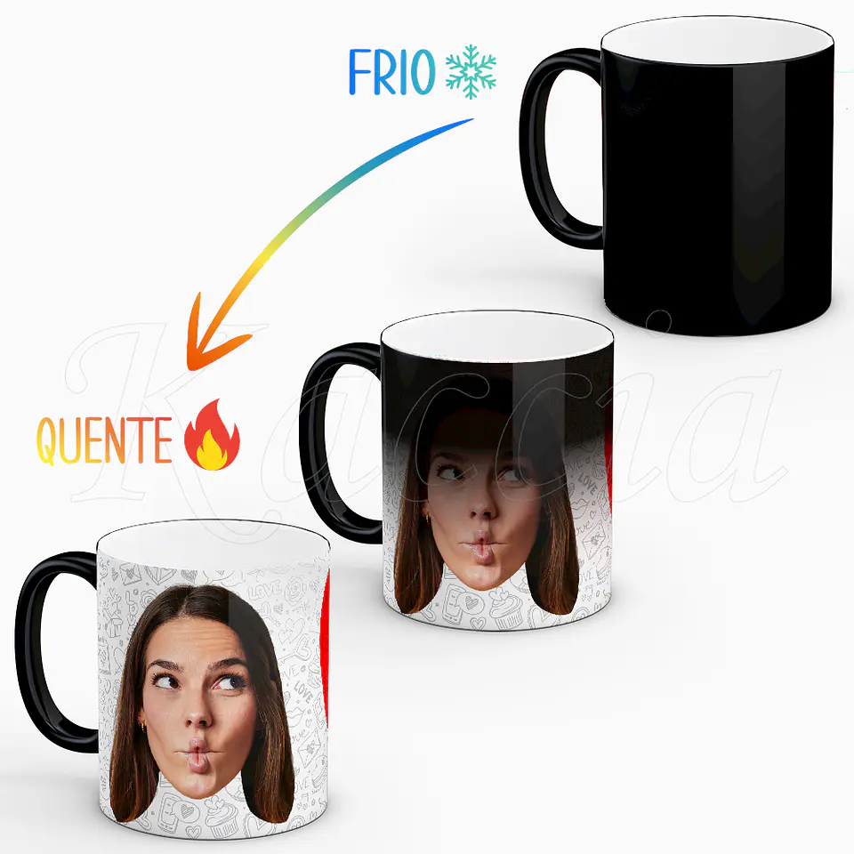 Caneca Personalizada Presente Sou Eu com Foto 3