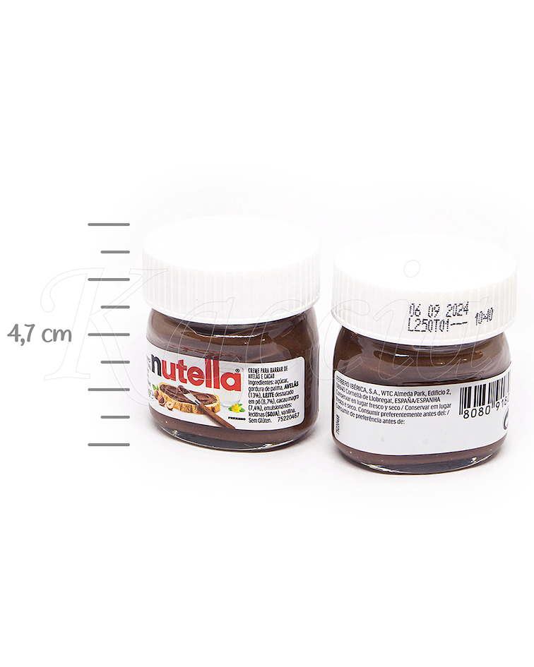 Comprar ▷【Comprar Mini Frascos de Nutella ✓Personalizável】Funtastyc Online