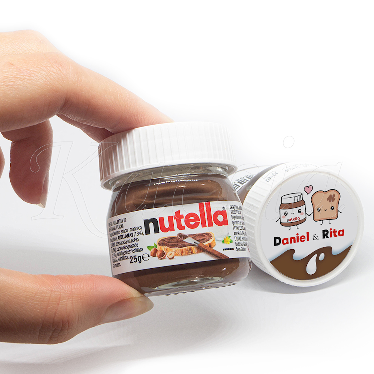 Mini nutella personalizado – Sabelas