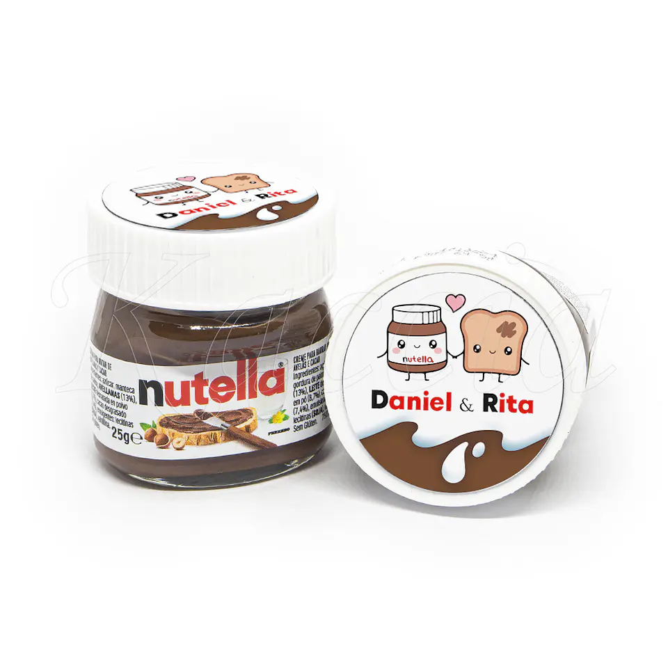 Pack Quadro, Peluche e Nutella Personalizada Amo-te 4