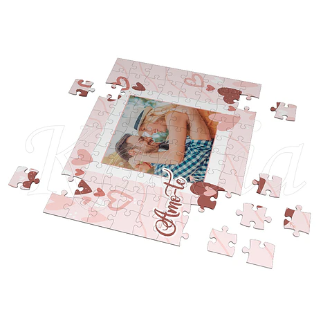 Puzzle Personalizado com Foto Amo-te
