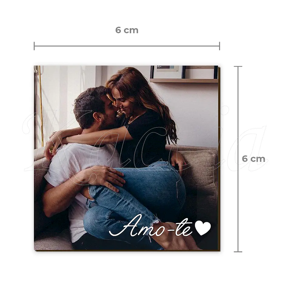 Íman Personalizado Quadrado com Foto 3