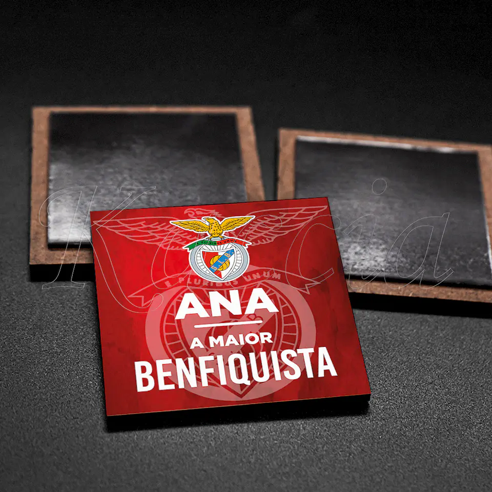 Íman Personalizado Quadrado Maior Benfiquista 3