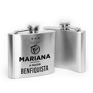 Garrafa de Bolso Personalizada Maior Benfiquista