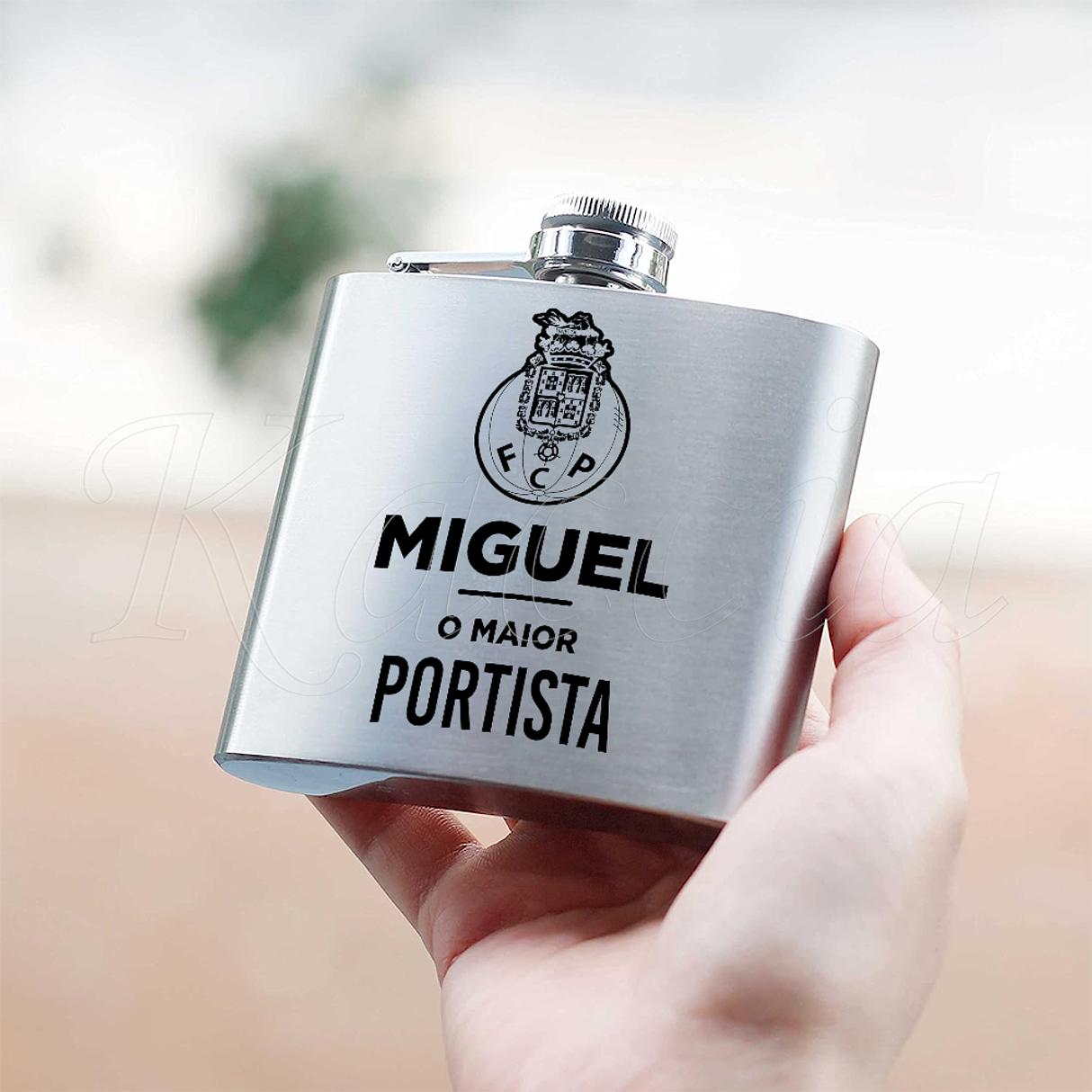 Garrafa de Bolso Personalizável Maior Portista 2