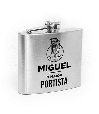 Garrafa de Bolso Personalizável Maior Portista