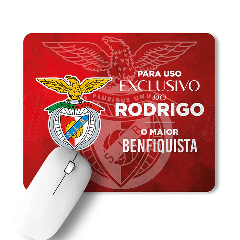 Tapete de Rato Personalizado Maior Benfiquista