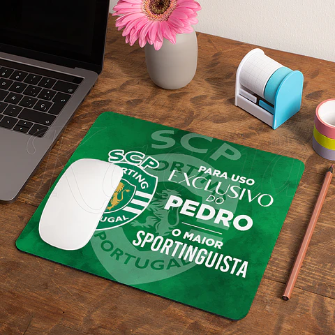 Tapete de Rato Personalizado Maior Sportinguista