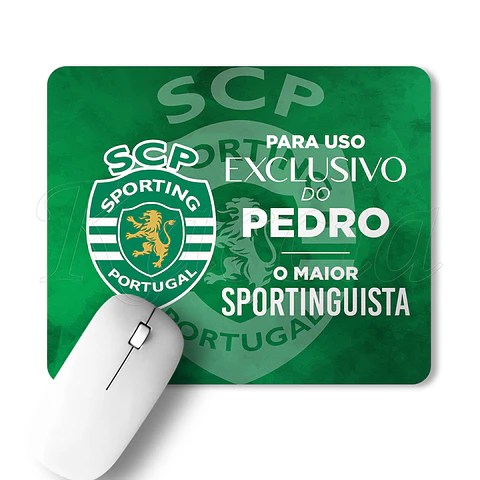 Tapete de Rato Personalizado Maior Sportinguista