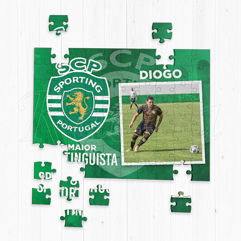 Puzzle Personalizado com Foto Maior Sportinguista