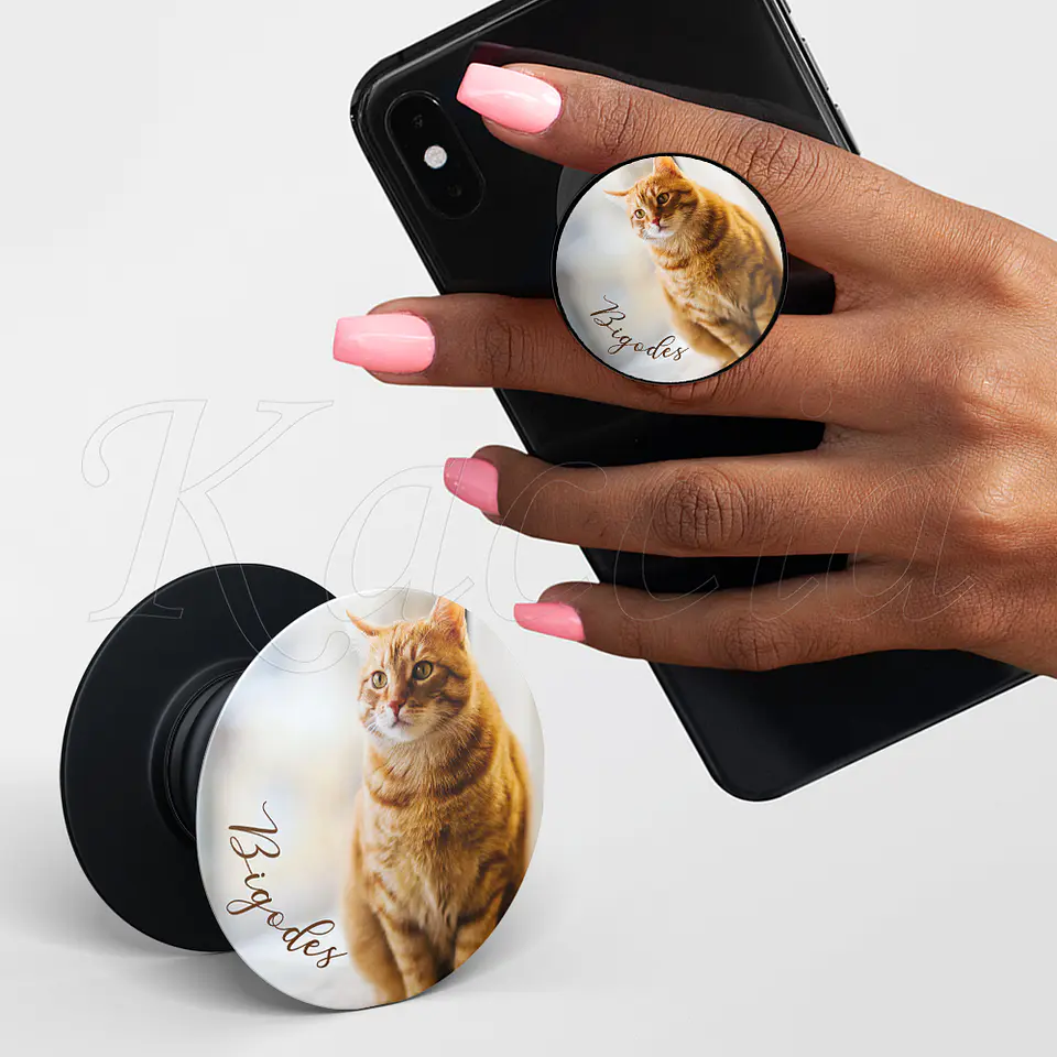 Pop Socket Personalizado com Foto e Nome 1