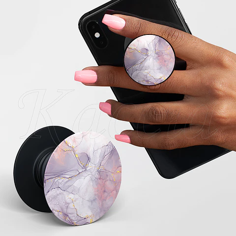 Pop Socket Mármore Rosa