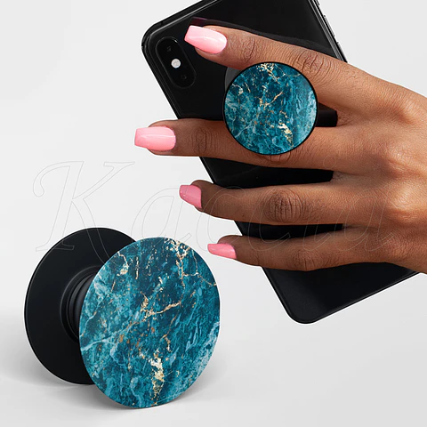 Pop Socket Mármore Azul
