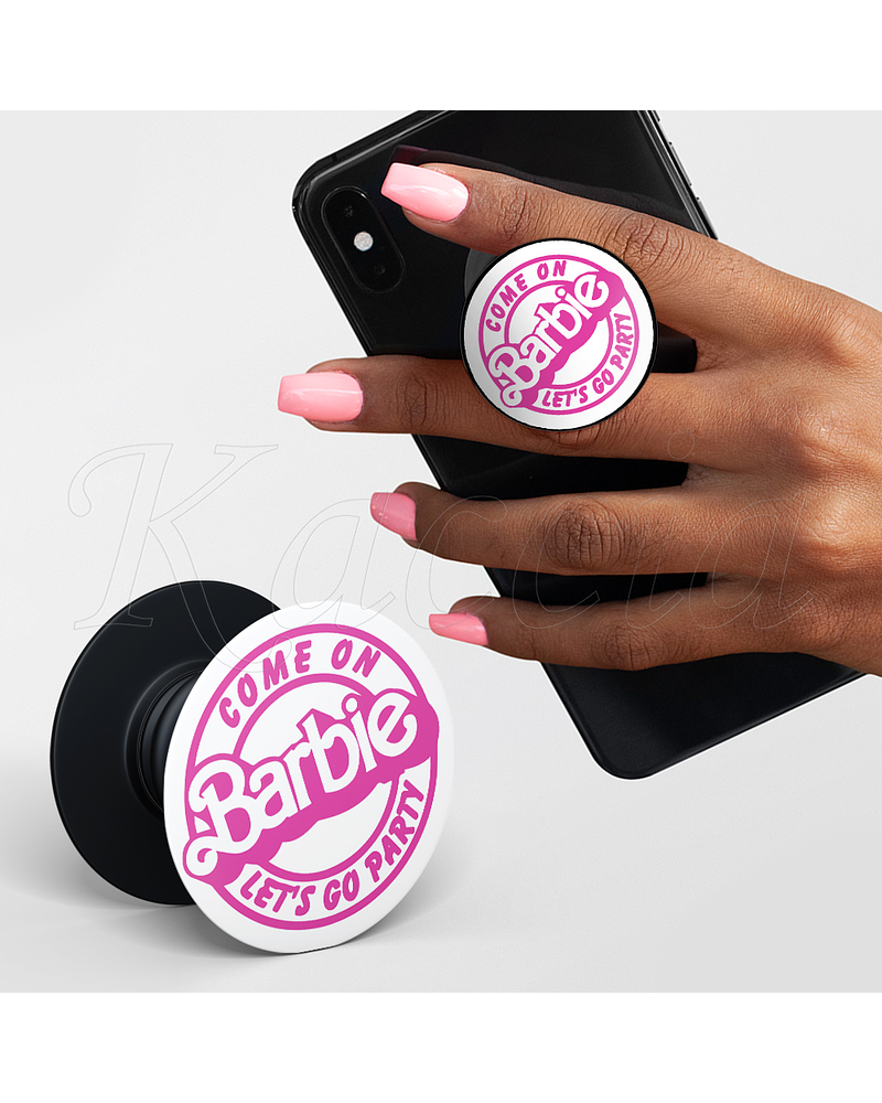 Pop Socket Barbie Let's Go Party