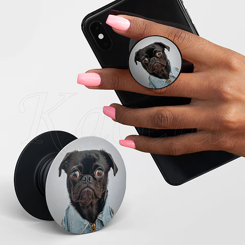 Pop Socket Pug Cão