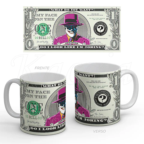 Caneca Joker Dollar Bill