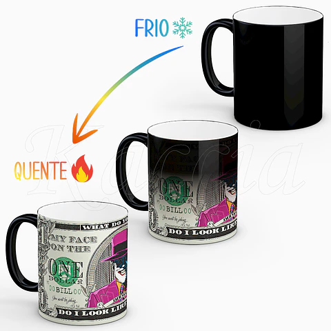 Caneca Joker Dollar Bill