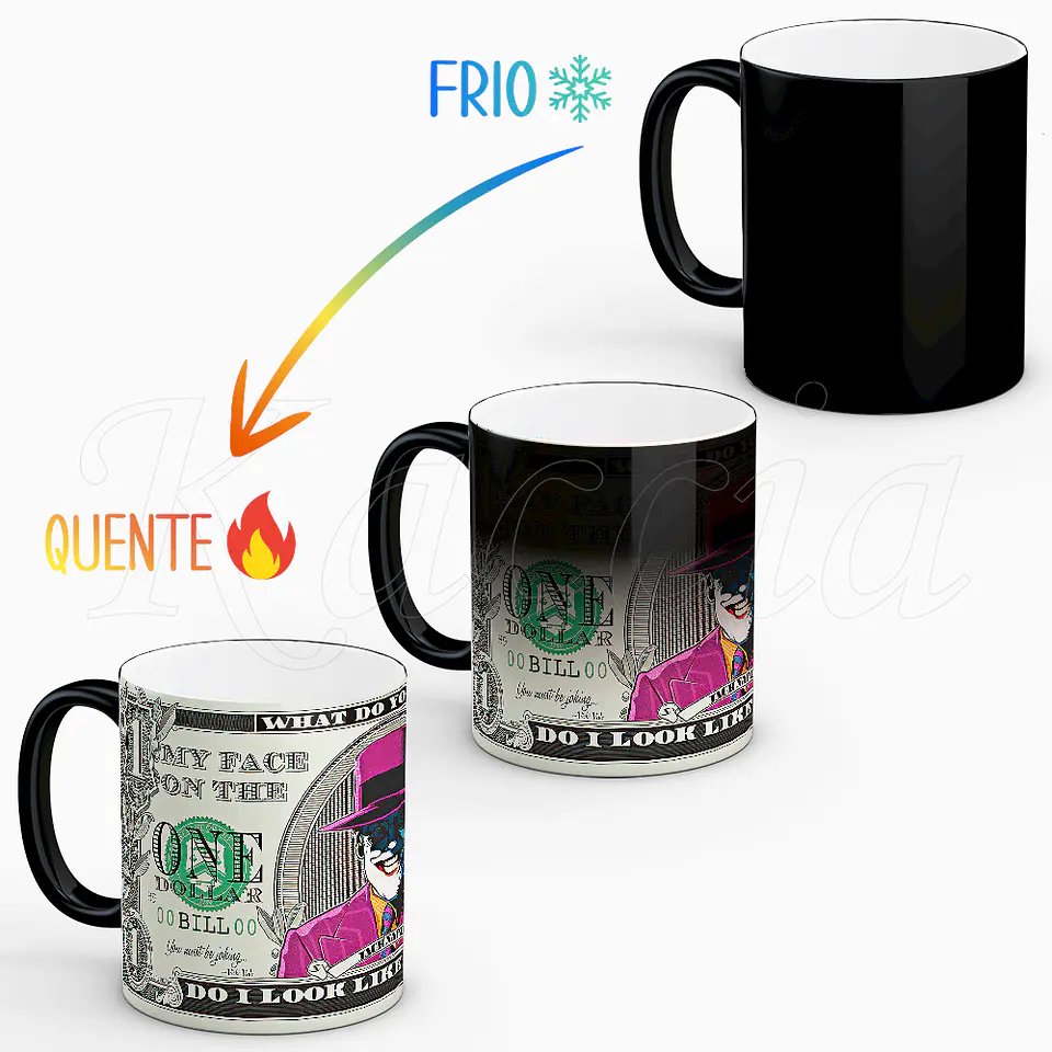 Caneca Joker Dollar Bill 2