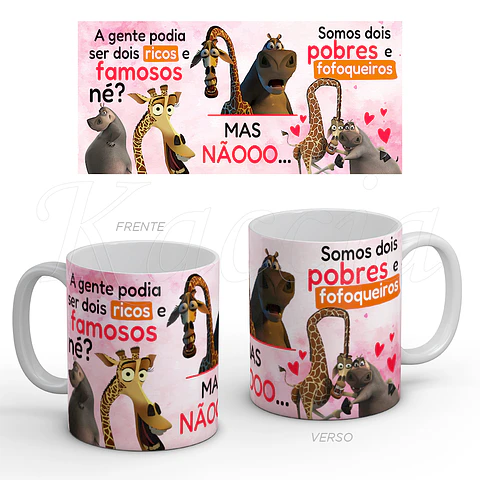 Caneca Ricos e Famosos, Pobres e Fofoqueiros