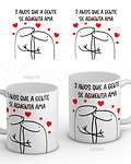 Caneca Personalizável Se Aguenta Ama Flork