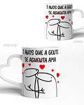 Caneca Personalizável Se Aguenta Ama Flork