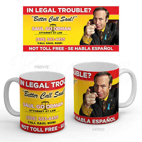 Caneca Better Call Saul Goodman