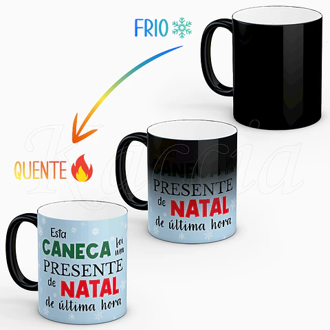 Caneca Presente de Natal de Última Hora