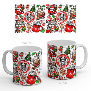 Caneca Natal Christmas Vibes Coffee Starbucks