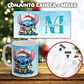 Conjunto Caneca + Meias Stitch Natal Blue - Thumbnail 1
