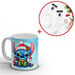 Conjunto Caneca + Meias Stitch Natal Blue - Thumbnail 2