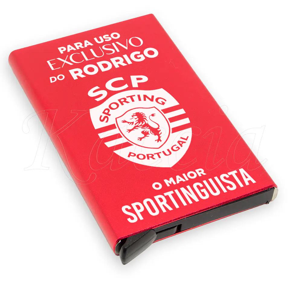 Porta-Cartões Personalizado Maior Sportinguista 4