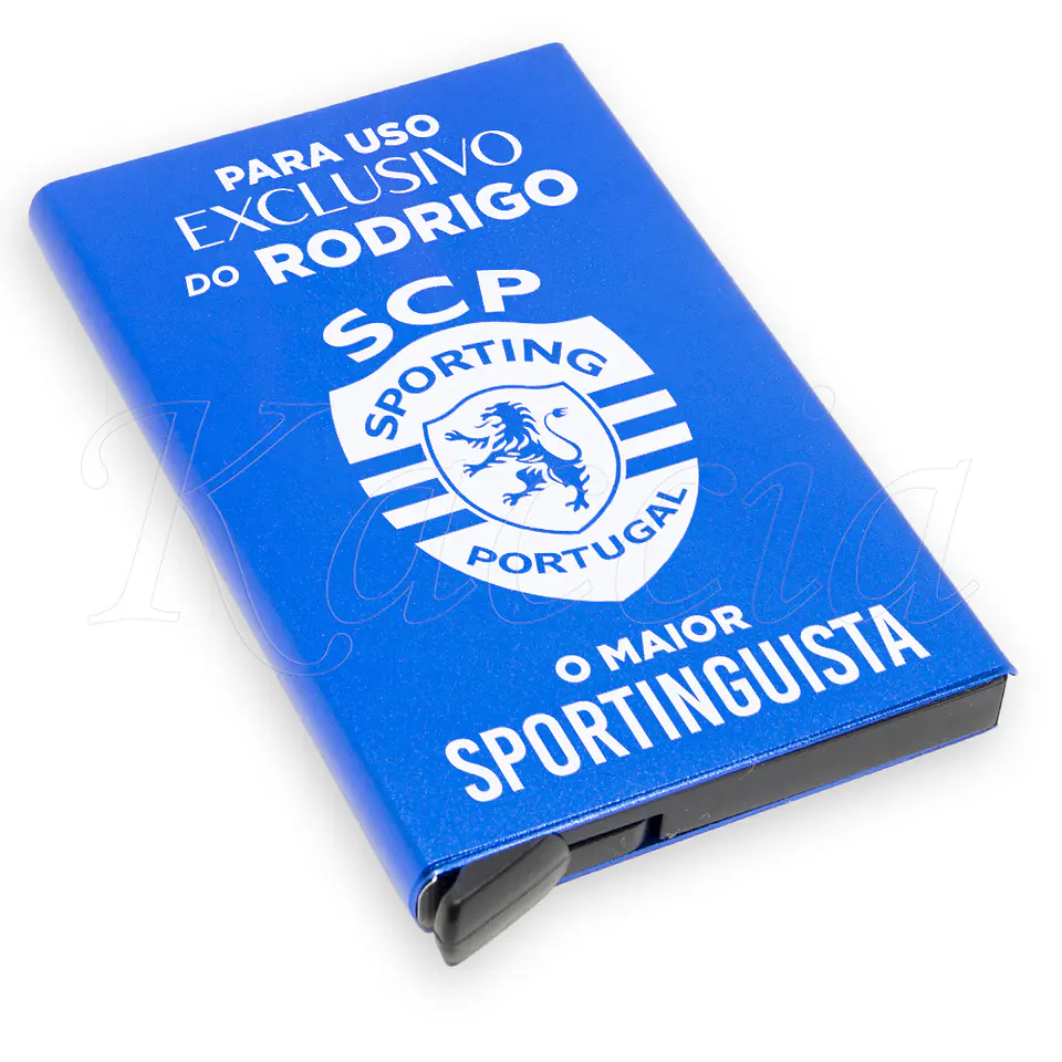 Porta-Cartões Personalizado Maior Sportinguista 5