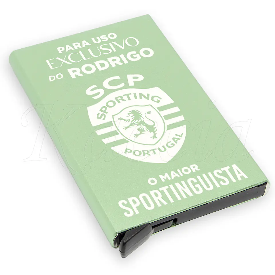 Porta-Cartões Personalizado Maior Sportinguista 2