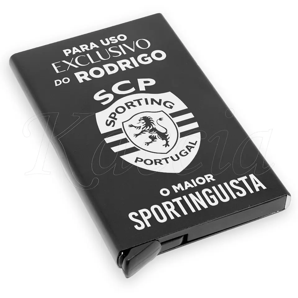 Porta-Cartões Personalizado Maior Sportinguista 3