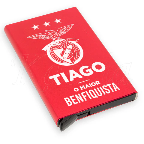Porta-Cartões Personalizado Maior Benfiquista com Nome