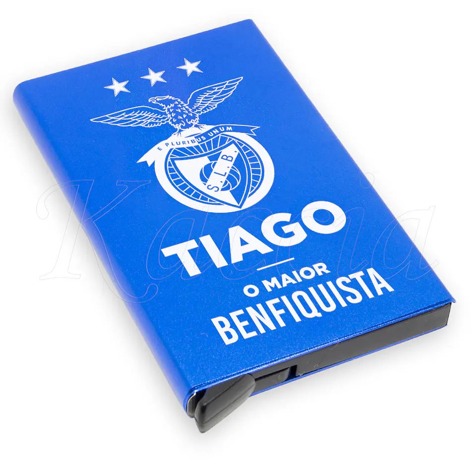 Porta-Cartões Personalizado Maior Benfiquista com Nome 3