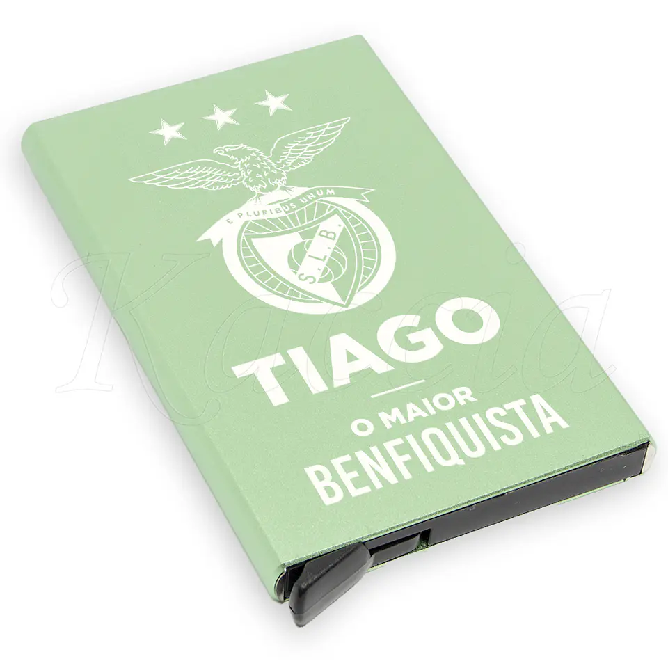 Porta-Cartões Personalizado Maior Benfiquista com Nome 4
