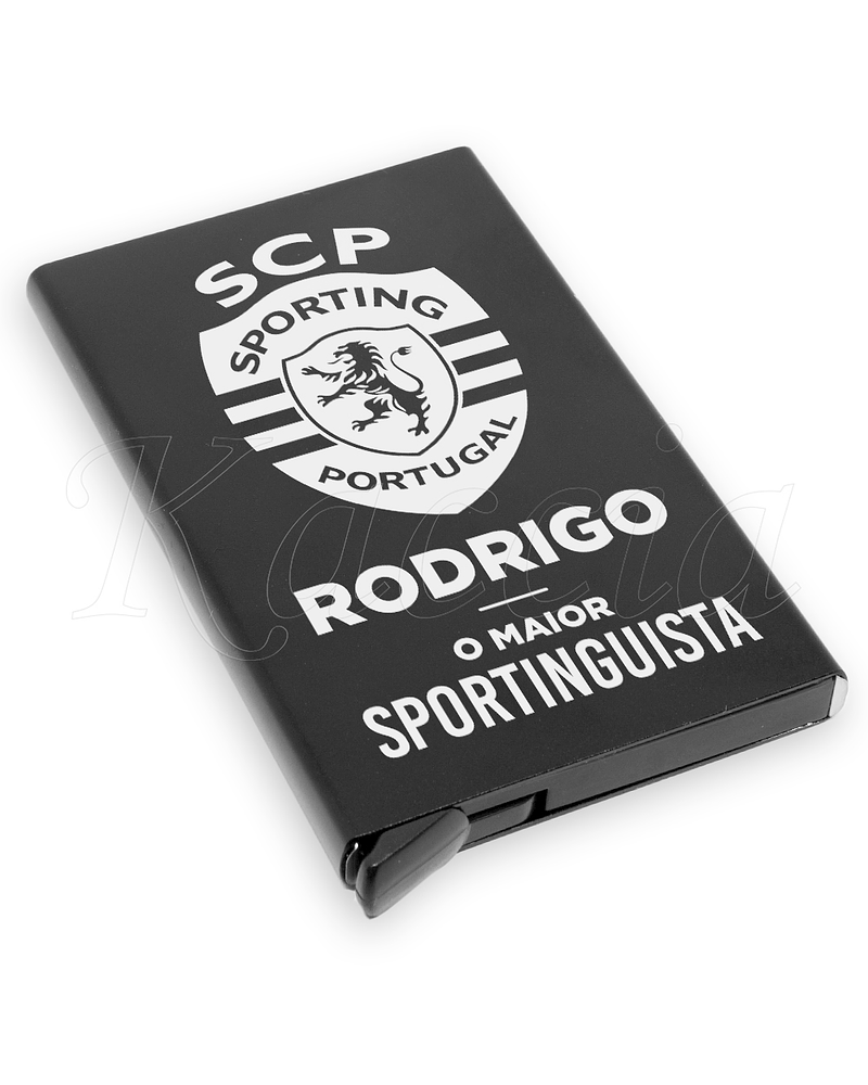 Porta-Cartões Personalizável Maior Sportinguista com Nome