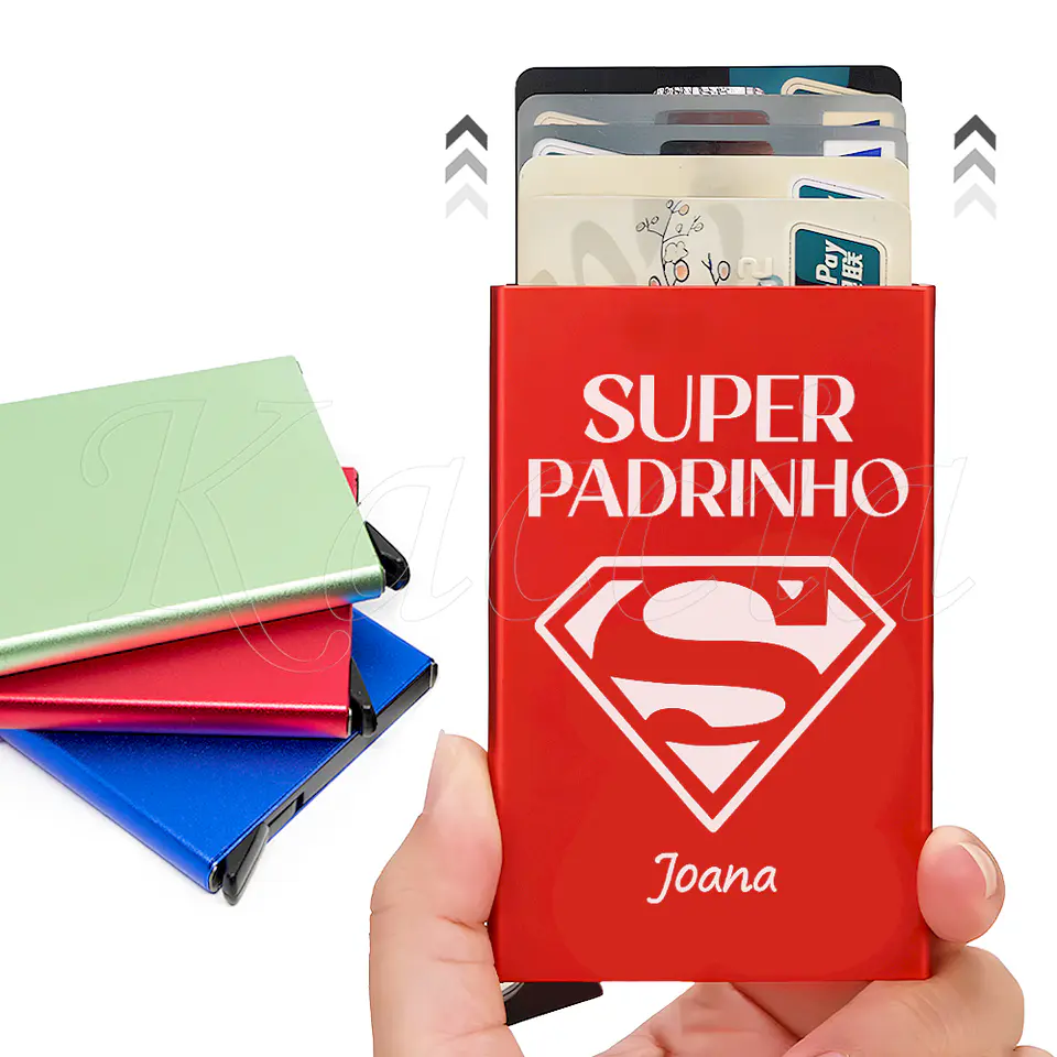 Porta-Cartões Personalizado Super 1