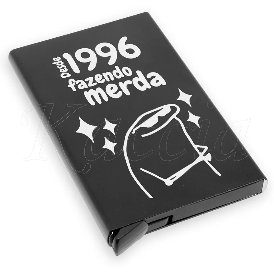 Porta-Cartões Personalizado Fazendo M*rda Flork 5
