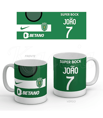 Caneca Personalizável Camisola Sporting CP