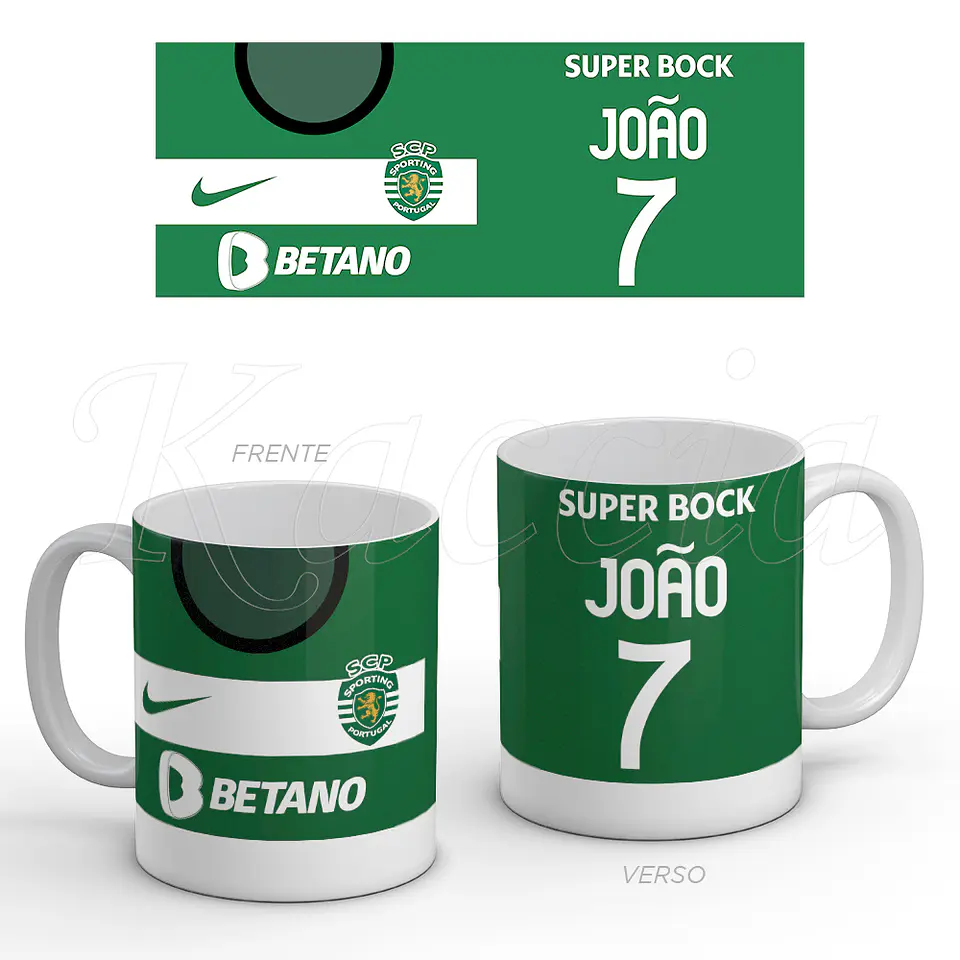 Caneca Personalizada Camisola Sporting CP 1